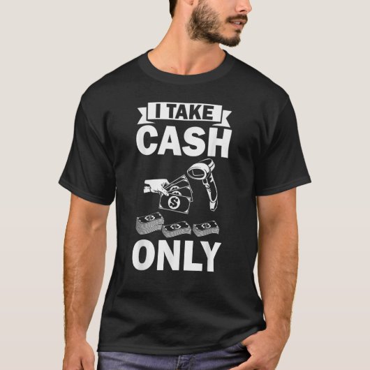 銀行窓口係の服装 レッシャー衣装 出納係 Tシャツ (正面)