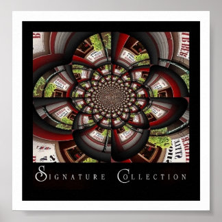 銀行署名の収集に関する理容師 ポスター