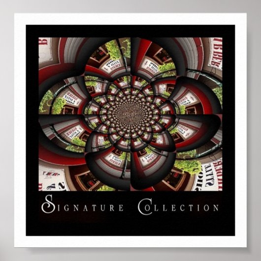 銀行署名の収集に関する理容師 ポスター (正面)