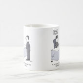 銀行貸金部の銀行強盗のような服装 コーヒーマグカップ (中央)