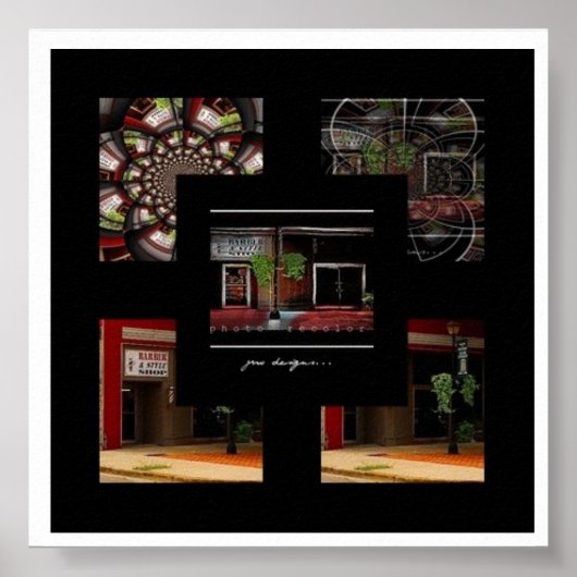 銀行通りコレクション – ザ理容師ショップ ポスター (正面)