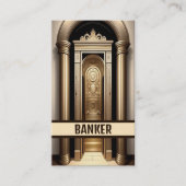 銀行金庫保管庫 名刺 (正面)