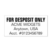 銀行預金 セルフインキングスタンプ (デザイン)