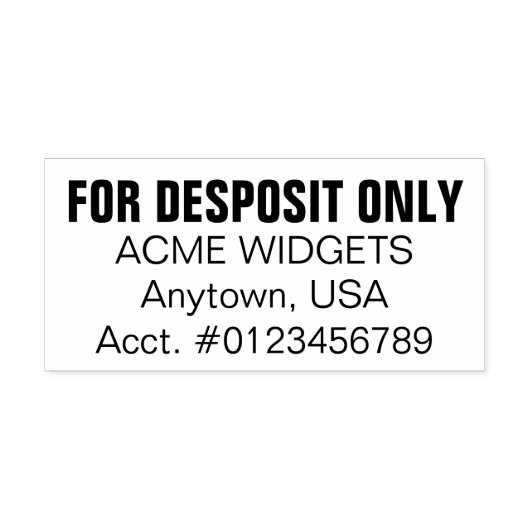 銀行預金 セルフインキングスタンプ (デザイン)