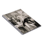 銀行、c.1800 (版木、銅版、版画) ノートブック (右側)