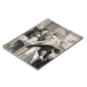 銀行、c.1800 (版木、銅版、版画) ノートブック (左側)