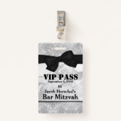 銀製および大理石VIPのパーティーのバッジ バッジ (正面クリップ)