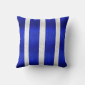 銀製および青くフェイクなホイル クッション (裏面)