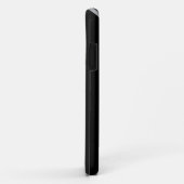 銀製および黒いテキサス州 Case-Mate iPhoneケース (裏面/右)