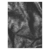 銀製および黒い革質 テーブルクロス (正面)