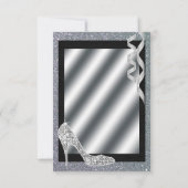 銀製のきらびやかな小剣及び吹流しは感謝していしています サンキューカード (裏面)