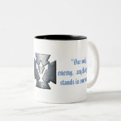 銀製のたそがれロッジのマグ ツートーンマグカップ (正面右)