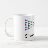 銀製のぶんぶん言う音のカフェのコーヒー・マグ-白 コーヒーマグカップ (左)