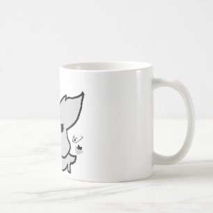 銀製のウサギ コーヒーマグカップ