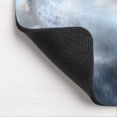 銀製のオオカミのマウスパッド マウスパッド (コーナー)