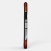 銀製のオレンジ光沢があるステンレス鋼の金属9 Case-Mate iPhoneケース (裏面/右)