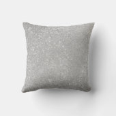 銀製のグリッターのスタイルのイメージ クッション (裏面)