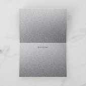 銀製のグリッターのフェイクでグラデーションな菓子16のサンキューカード サンキューカード (内部)