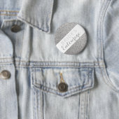 銀製のグリッターの花嫁の側近の新婦付添人ボタン 缶バッジ (インサイチュ)