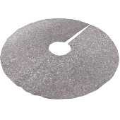 銀製のグリッター ブラッシュドポリエステルツリースカート (アングル)