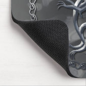 銀製のケルト族のドラゴンのマウスパッド マウスパッド (コーナー)