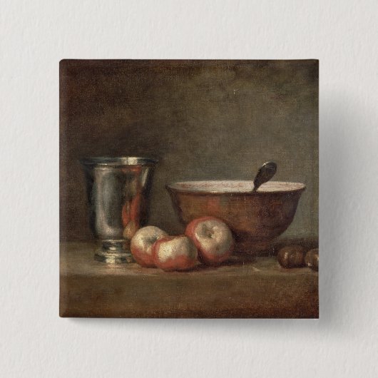 銀製のゴブレット、c.1768 缶バッジ (正面)