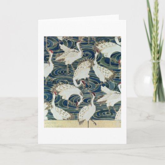 、銀製のスタジオによって、デザインのc.1890壁紙を張って下さい カード (正面)