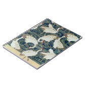 、銀製のスタジオによって、デザインのc.1890壁紙を張って下さい ノートブック (左側)