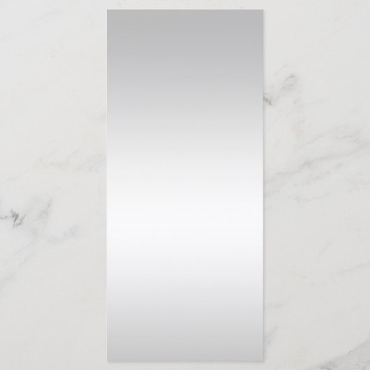 銀製のスパンコールの弓ベビーシャワーメニュー メニュー (裏面)