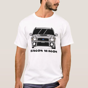 銀製のスポーツワゴンティー Tシャツ