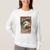 銀製のスリッパのミュージカルシアターポスター#2 Tシャツ (正面)