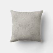 銀製のダマスク織の枕 クッション (裏面)