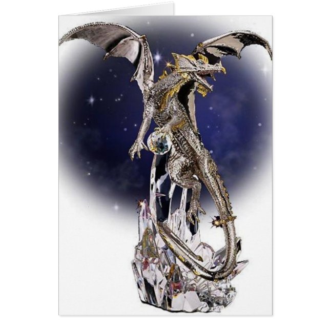 銀製のドラゴン (正面)