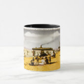 銀製のビーチ、セントジョーゼフ、ミシガン州 マグカップ (中央)