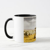 銀製のビーチ、セントジョーゼフ、ミシガン州 マグカップ (左)