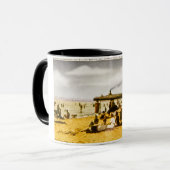 銀製のビーチ、セントジョーゼフ、ミシガン州 マグカップ (正面左)