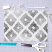 銀製のフェイクな葉のモダンの抽象芸術の幾何学的なパターン 薄葉紙 (クラフト)