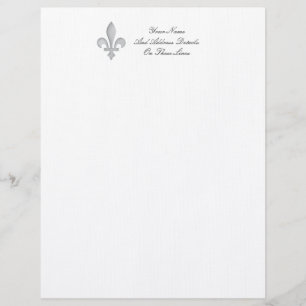 銀製のフルーアdelys Letterhead レターヘッド