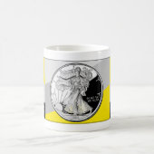 銀製のベビー コーヒーマグカップ (中央)