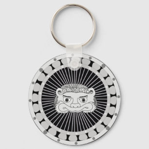 銀製のライオンKeychain キーホルダー