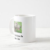 銀製のラブラドル・レトリーバー犬のマグ コーヒーマグカップ (正面左)