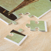 銀製のラマの置物、1438年後のペルーから、 ジグソーパズル (側面)