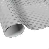 銀製のリネン包装紙 ラッピングペーパー (ロールコーナー)