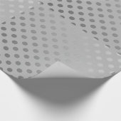 銀製のリネン包装紙 ラッピングペーパー (角)