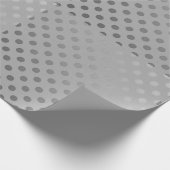 銀製のリネン包装紙 ラッピングペーパー (角)