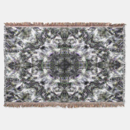 銀製のレース スローブランケット (正面)