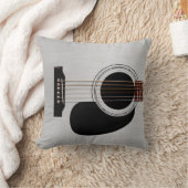 銀製の上のアコースティックギター クッション (ブランケット)