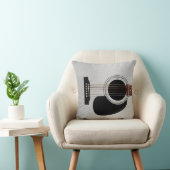 銀製の上のアコースティックギター クッション (椅子)