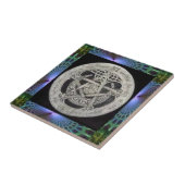 銀製の五芒星のタイル タイル (側面)