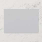 銀製の仮面舞踏会のマスクの3x5方向カード赤 エンクロージャーカード (裏面)